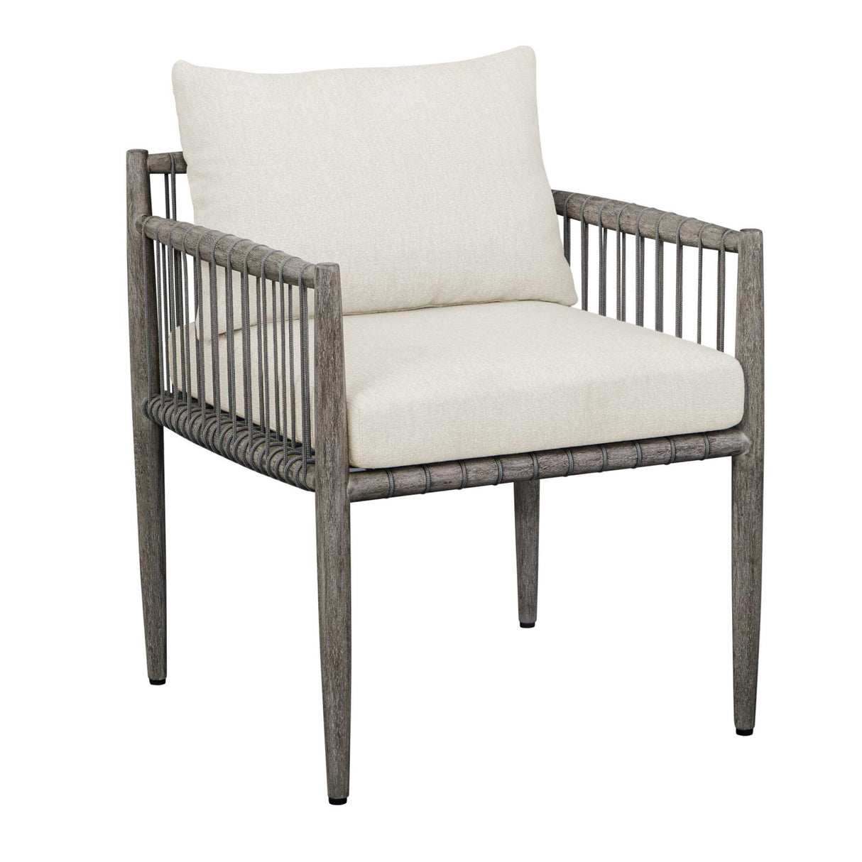 Modern European furniture - Gray Mahogany Outdoor Dining Chair - www.oroa.com | Oroa.com