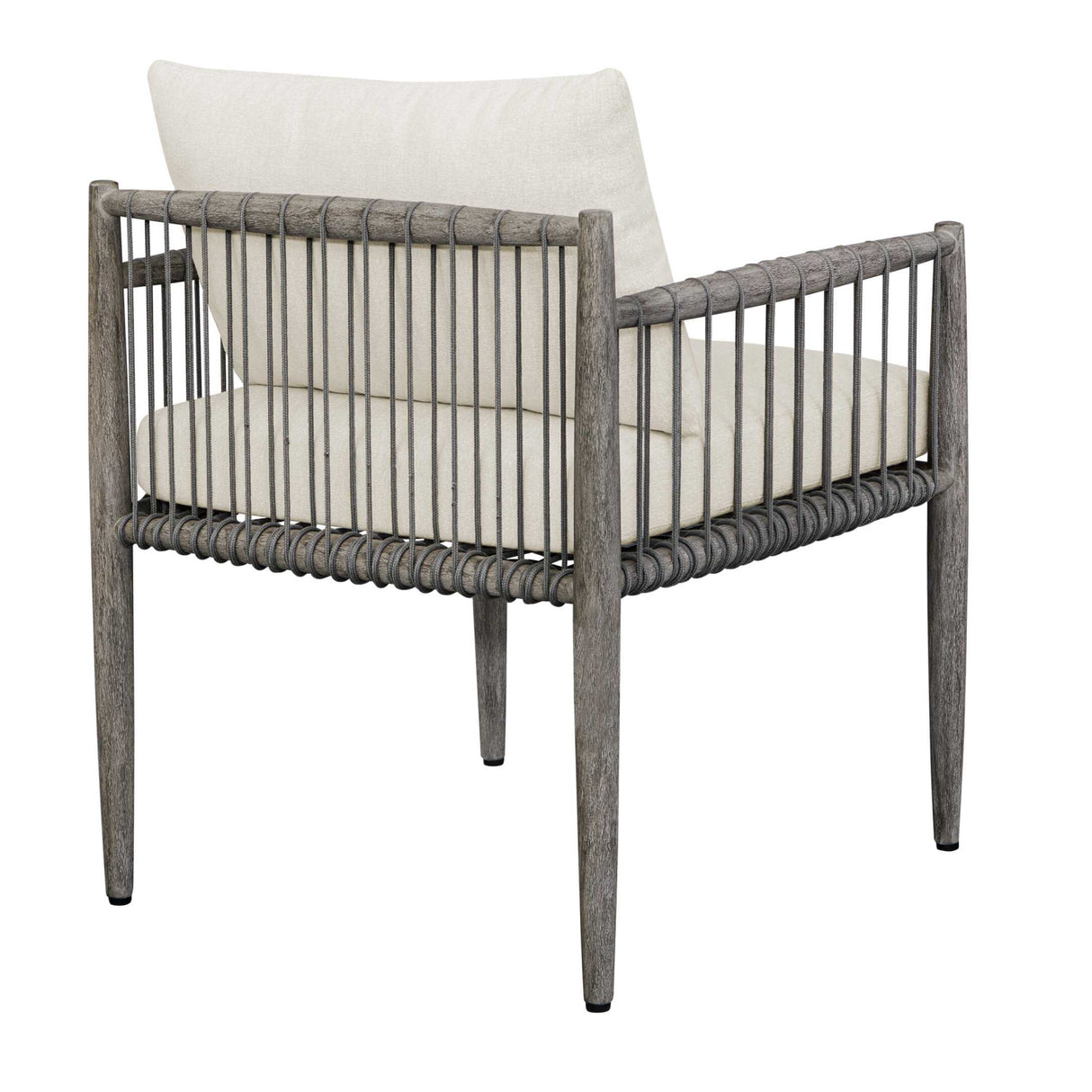 Modern European furniture - Gray Mahogany Outdoor Dining Chair - www.oroa.com | Oroa.com