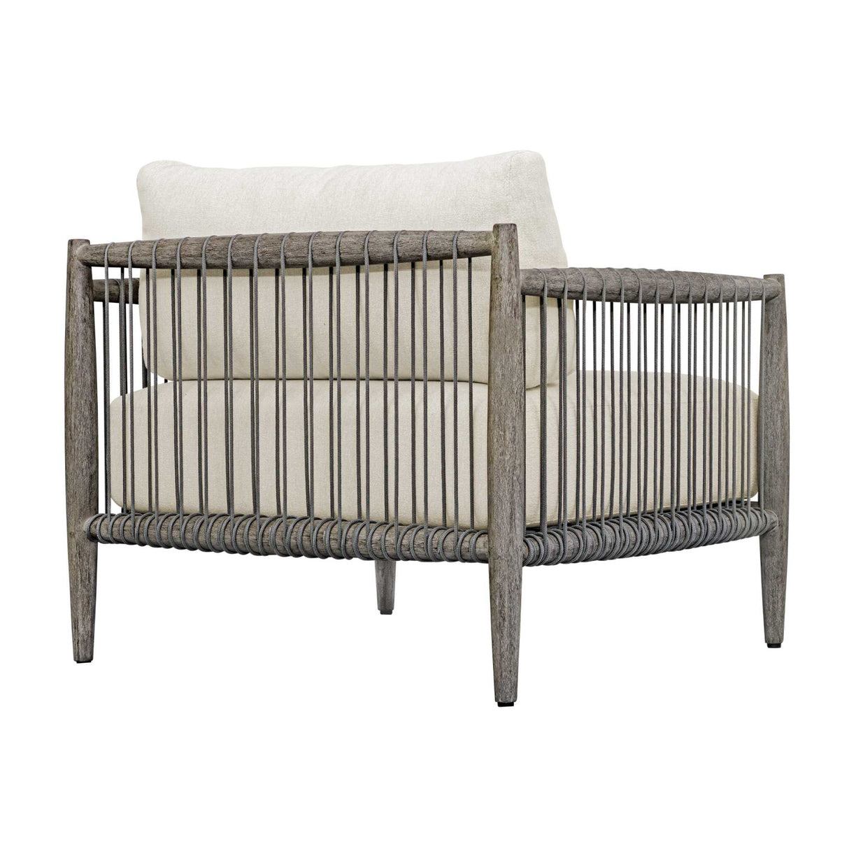 Modern European furniture - Gray Mahogany Outdoor Lounge Chair - www.oroa.com | Oroa.com
