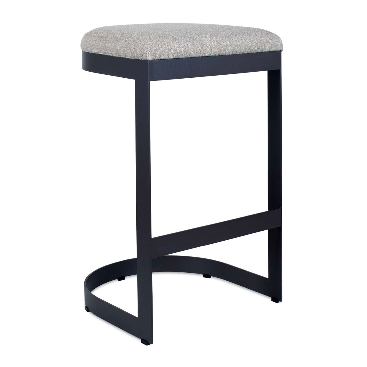 Modern European furniture - Black Cantilevered Outdoor Bar Stool - www.oroa.com | Oroa.com