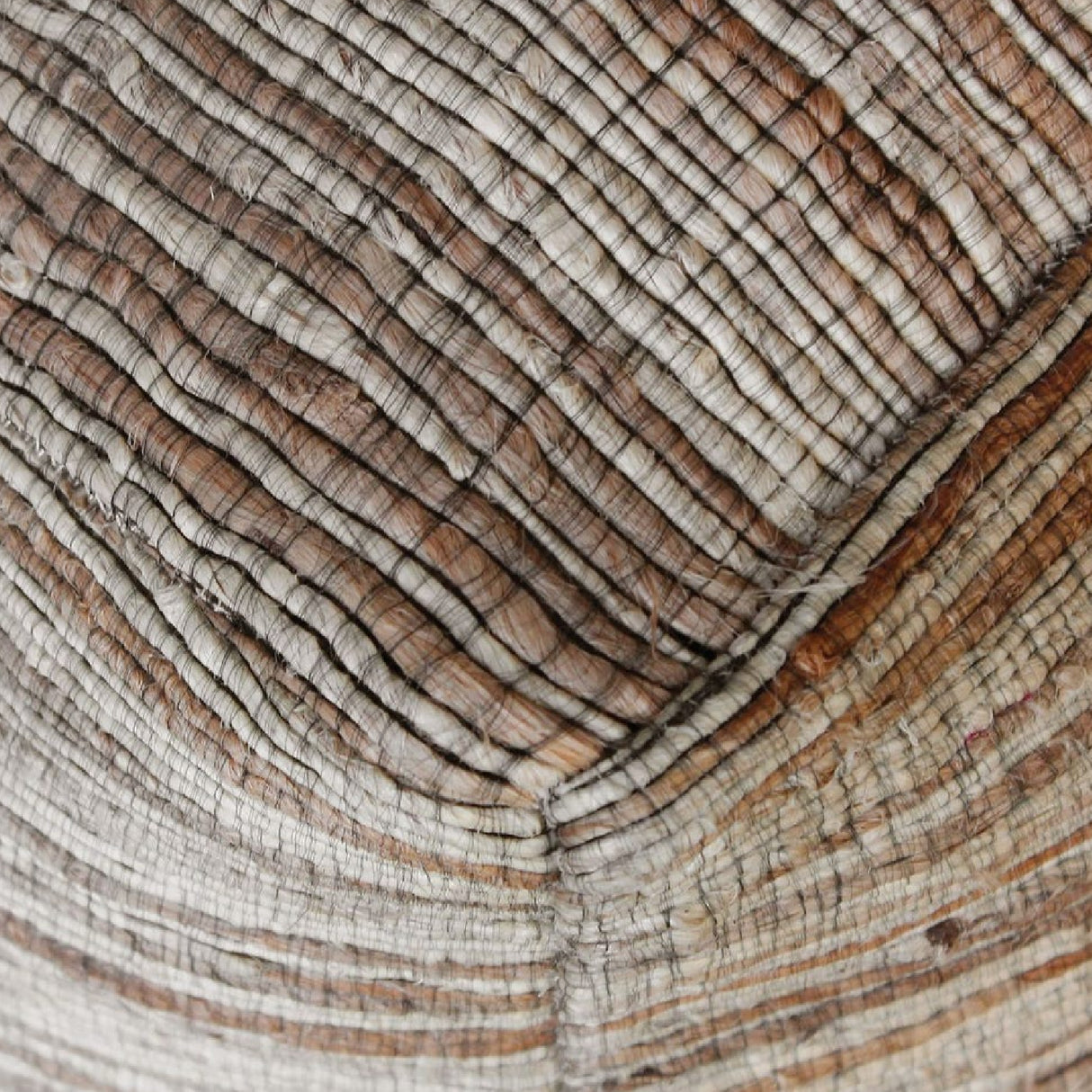 Modern European furniture - Natural Hemp Fibers Pouf - www.oroa.com | Oroa.com
