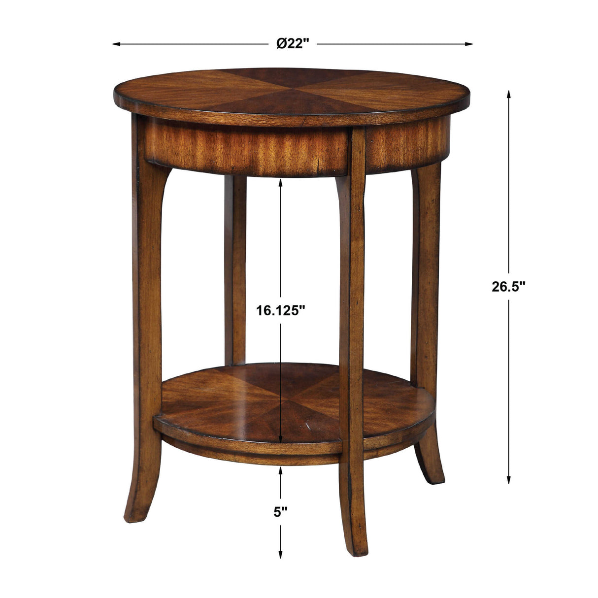 Modern European furniture - Rustic Primavera Veneer Lamp Table - www.oroa.com | Oroa.com