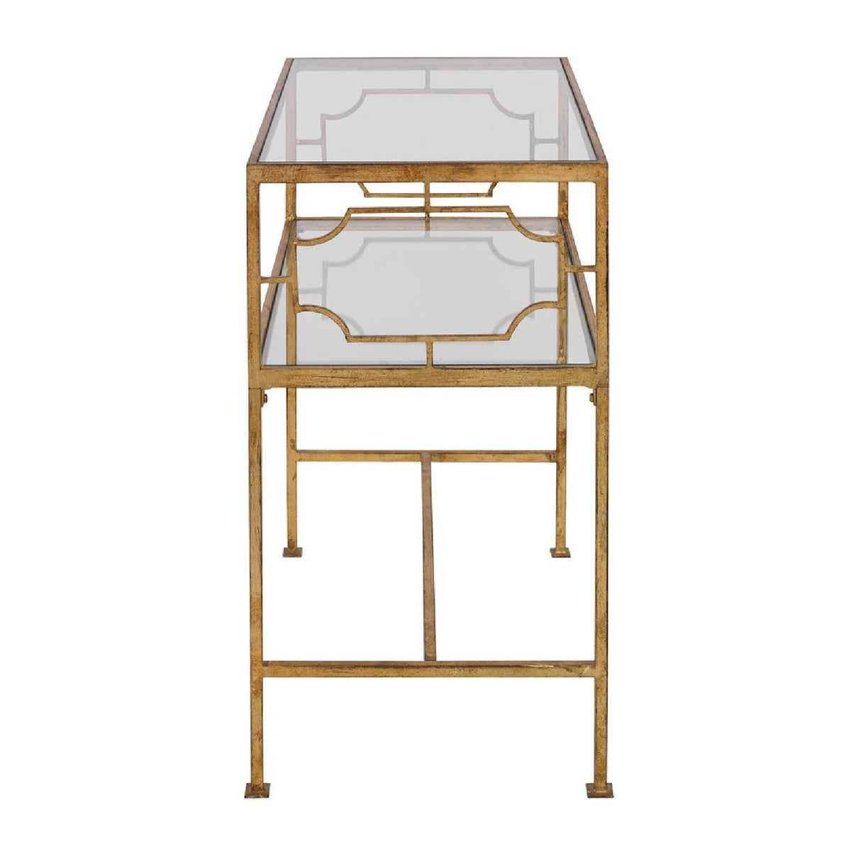 Modern European furniture - Gold Framed Side Table - www.oroa.com | Oroa.com