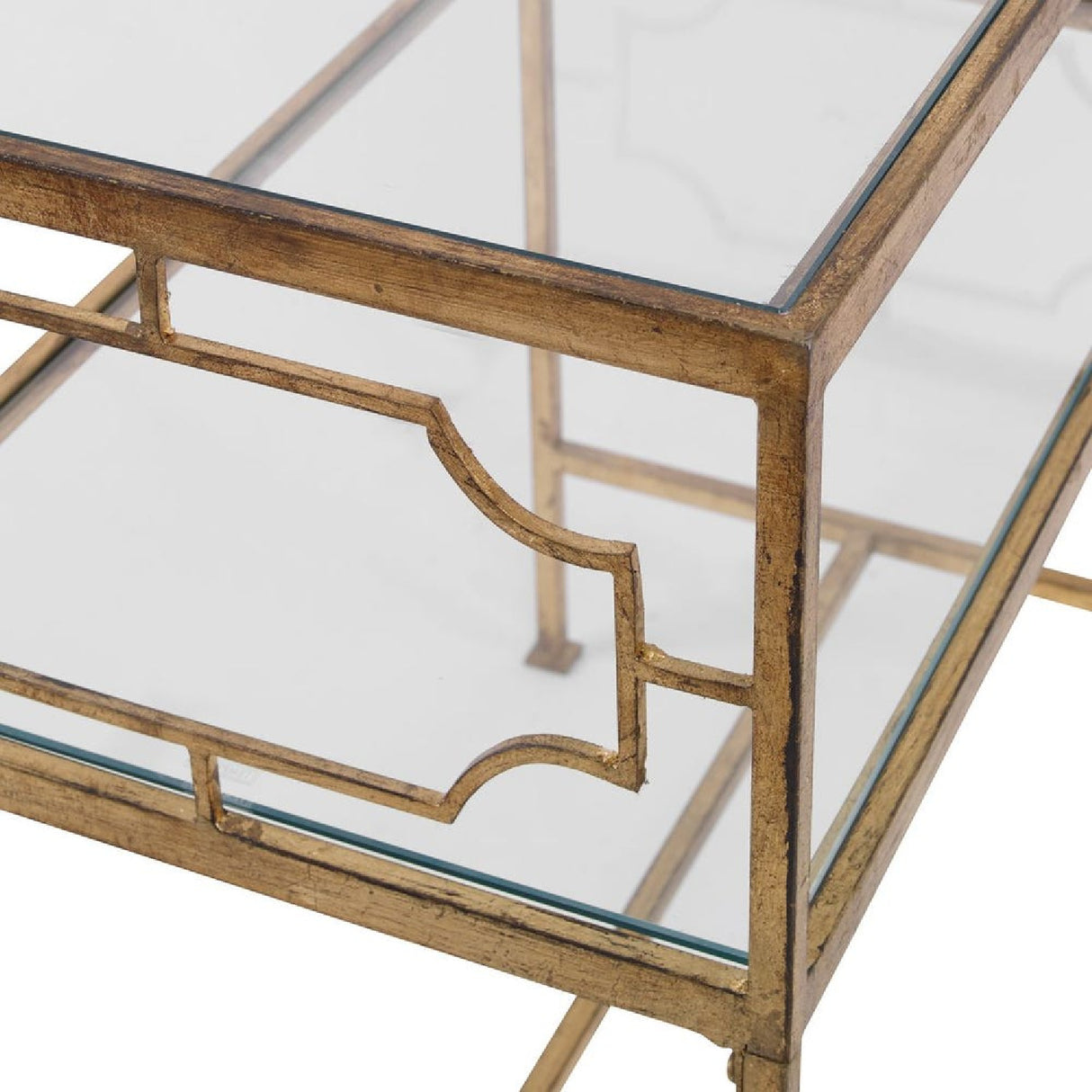 Modern European furniture - Gold Framed Side Table - www.oroa.com | Oroa.com