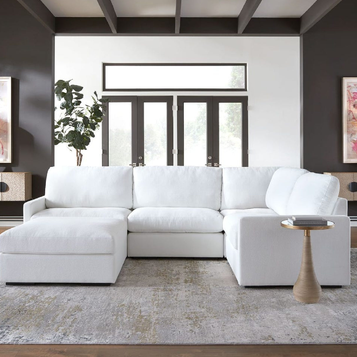 Modern European furniture - Mirror Top Accent Table - www.oroa.com | Oroa.com