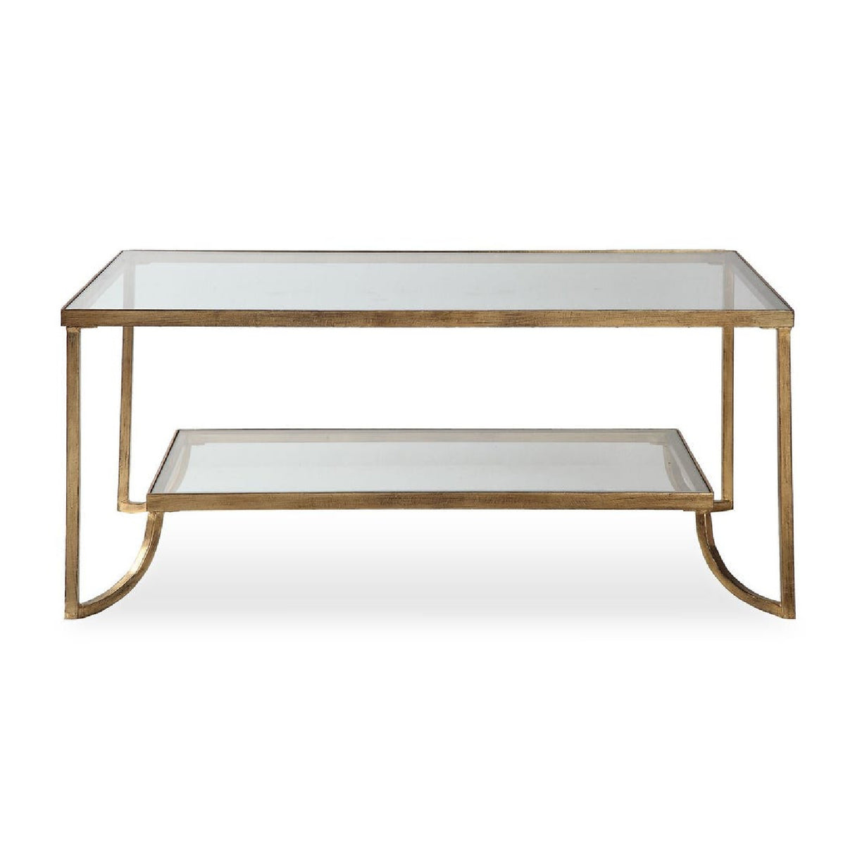 Modern European furniture - Gold Framed Coffee Table - www.oroa.com | Oroa.com