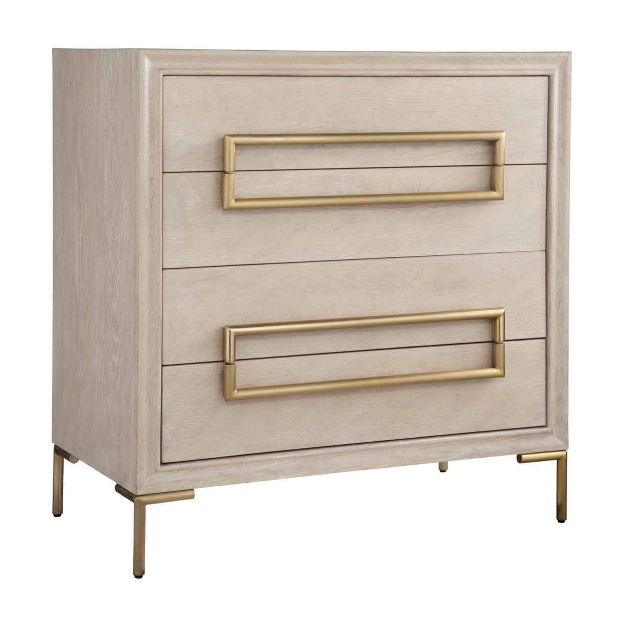 Modern European furniture - Light Oak 4-Drawer Accent Chest - www.oroa.com | Oroa.com