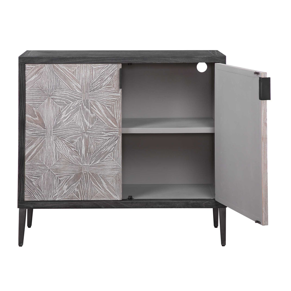 Modern European furniture - Oak Mosaic 2-Door Cabinet - www.oroa.com | Oroa.com