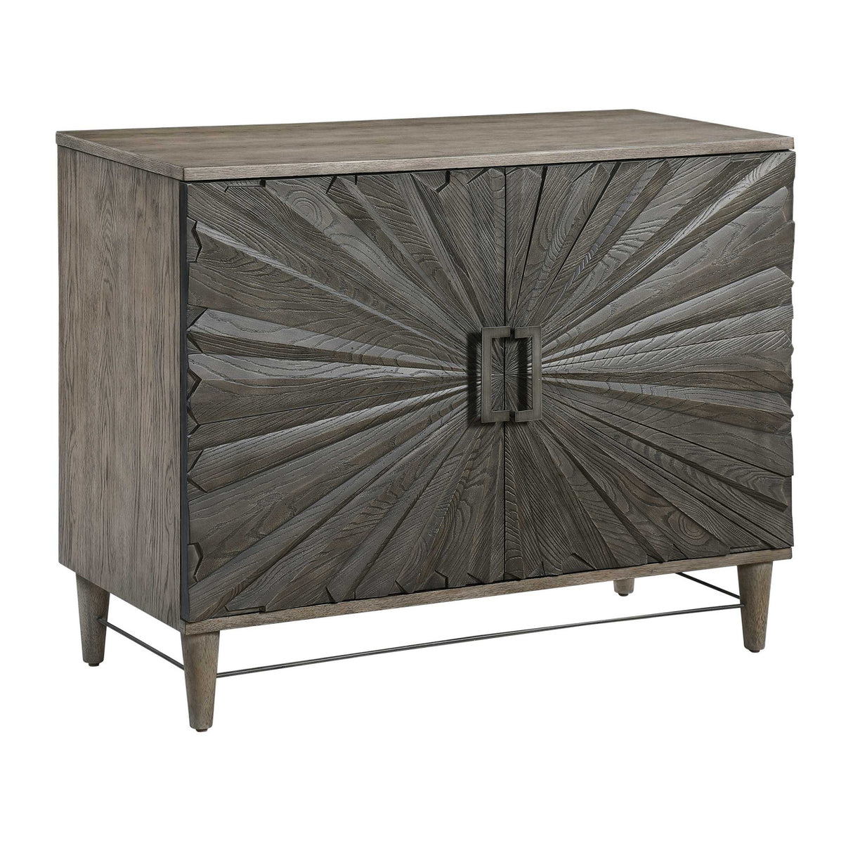Modern European furniture - Oak Starburst 2-Door Cabinet - www.oroa.com | Oroa.com
