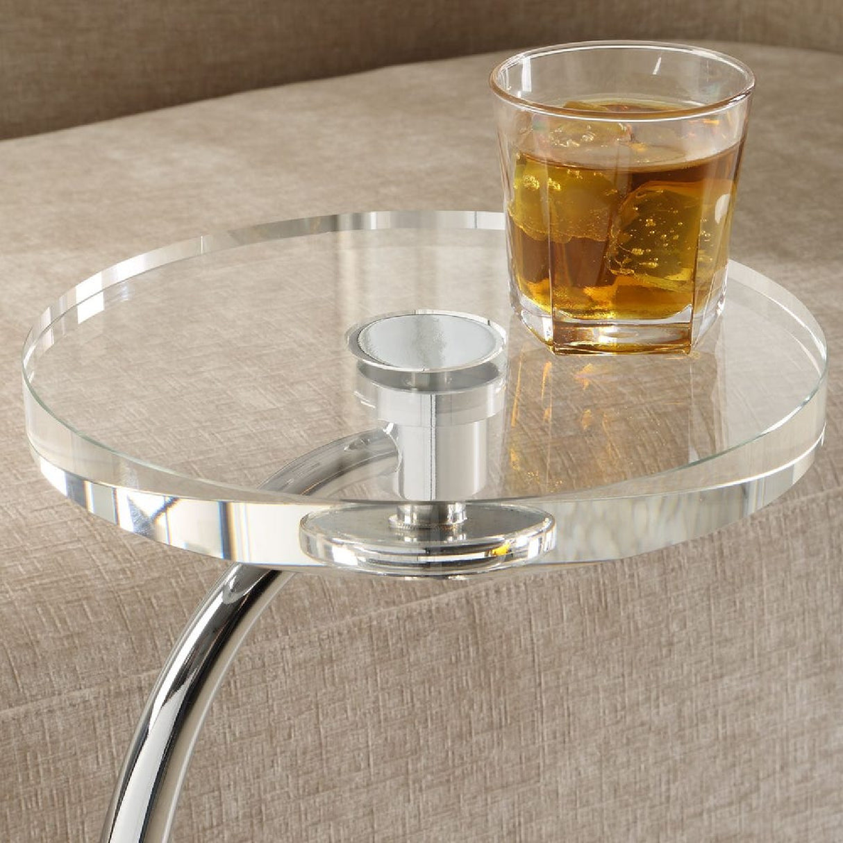 Round Crystal Drink Table | Oroa.com