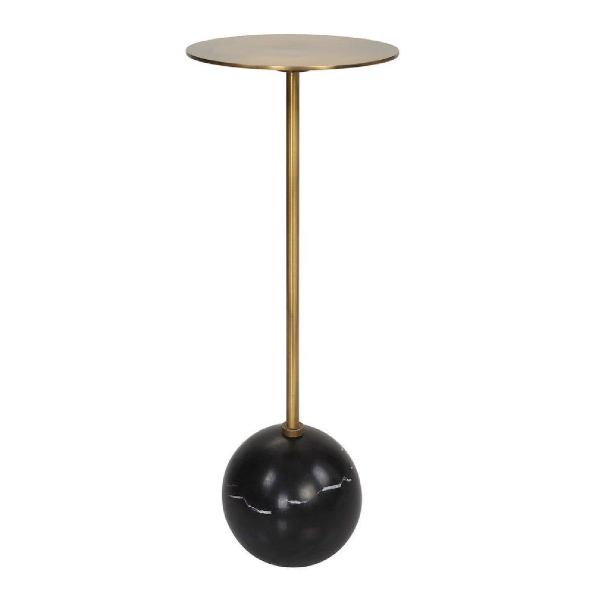 Gold Pedestal Drink Table | Oroa.com