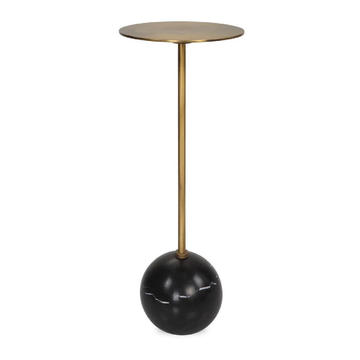 Gold Pedestal Drink Table | Oroa.com