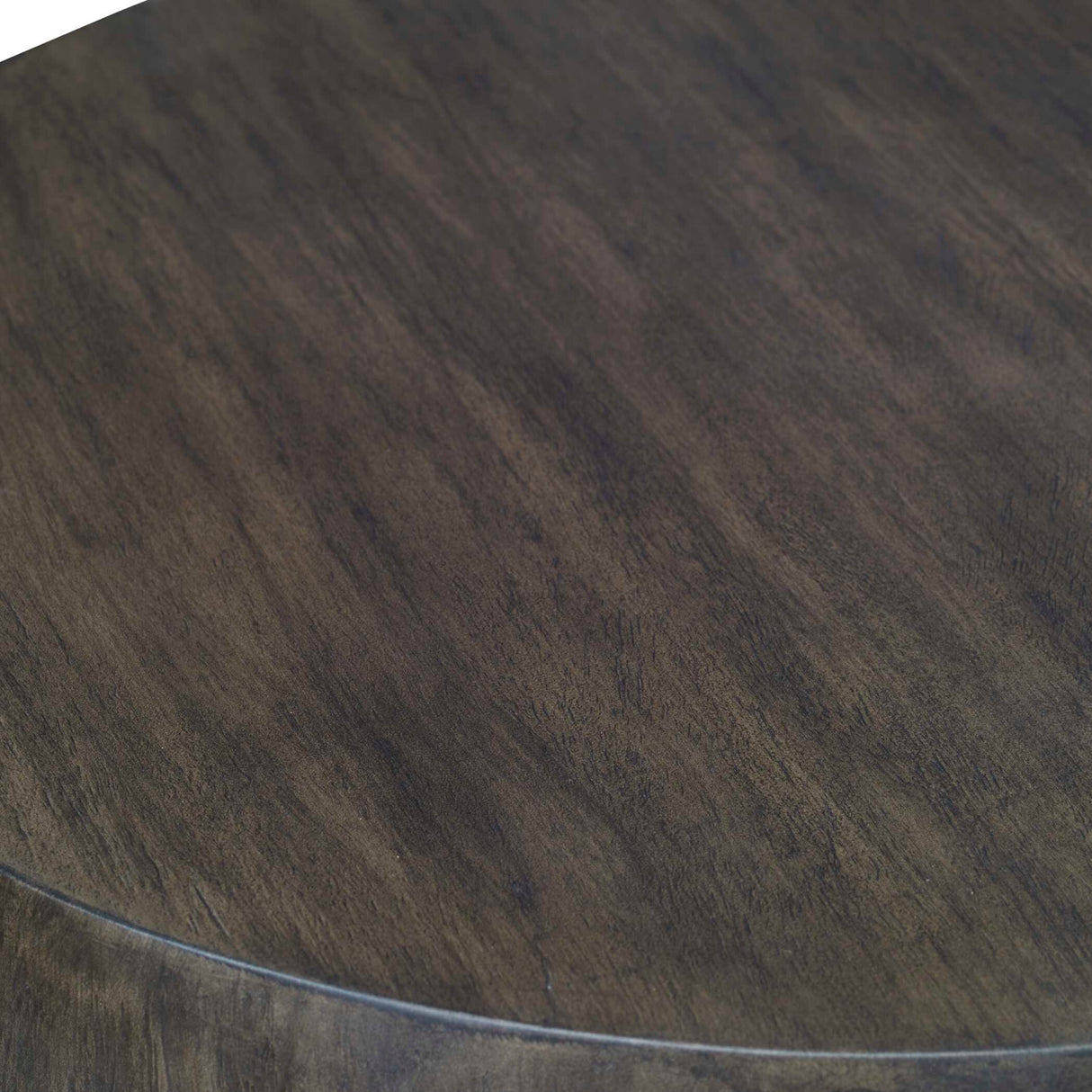 Modern European furniture - Walnut Finished Round End Table - www.oroa.com | Oroa.com