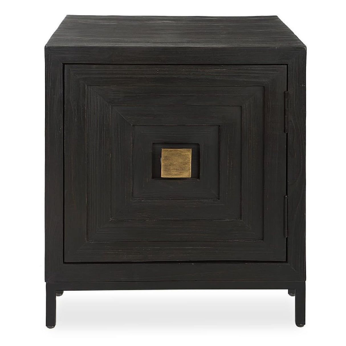 Modern European furniture - Black Wooden 1-Door Accent Cabinet - www.oroa.com | Oroa.com