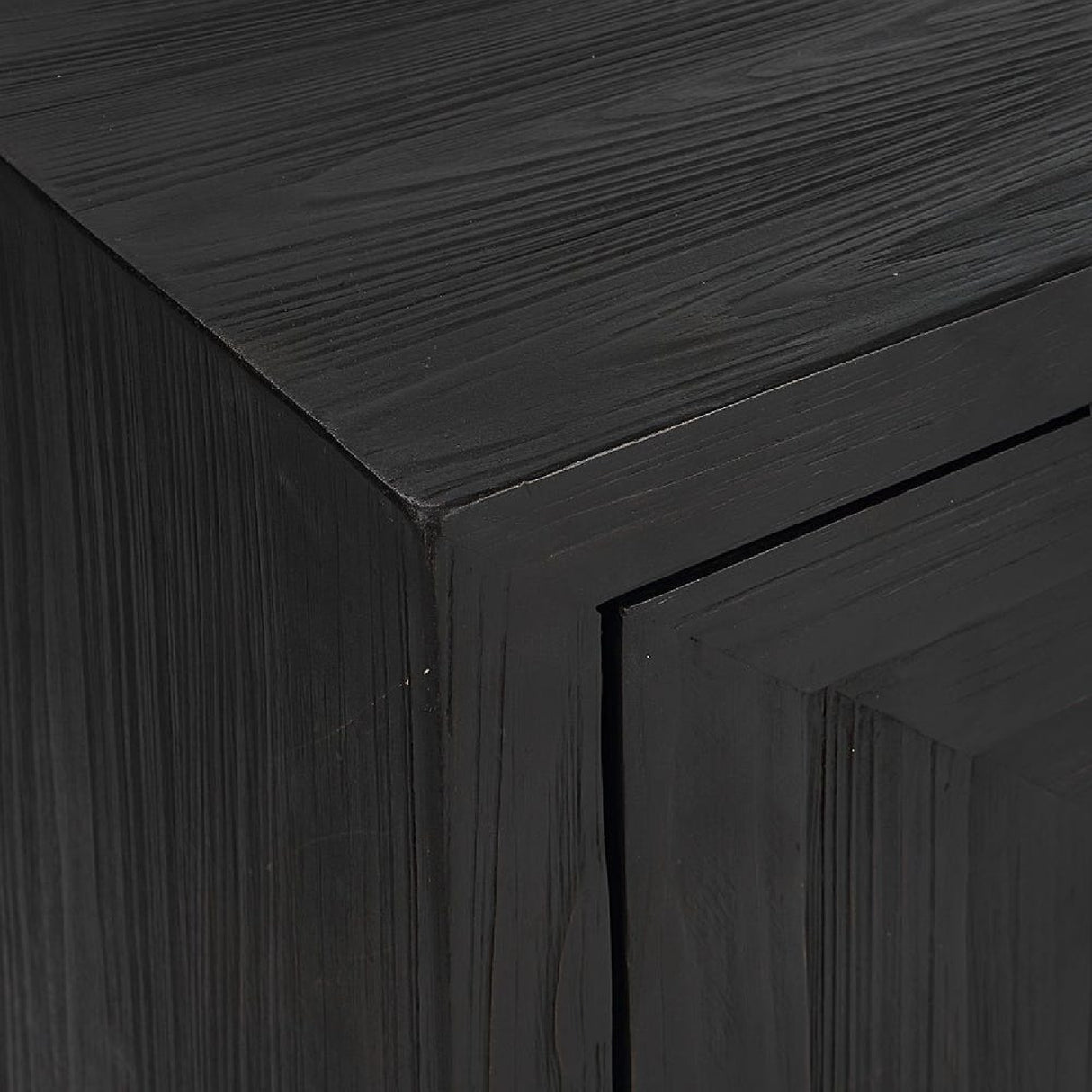 Modern European furniture - Black Wooden 1-Door Accent Cabinet - www.oroa.com | Oroa.com