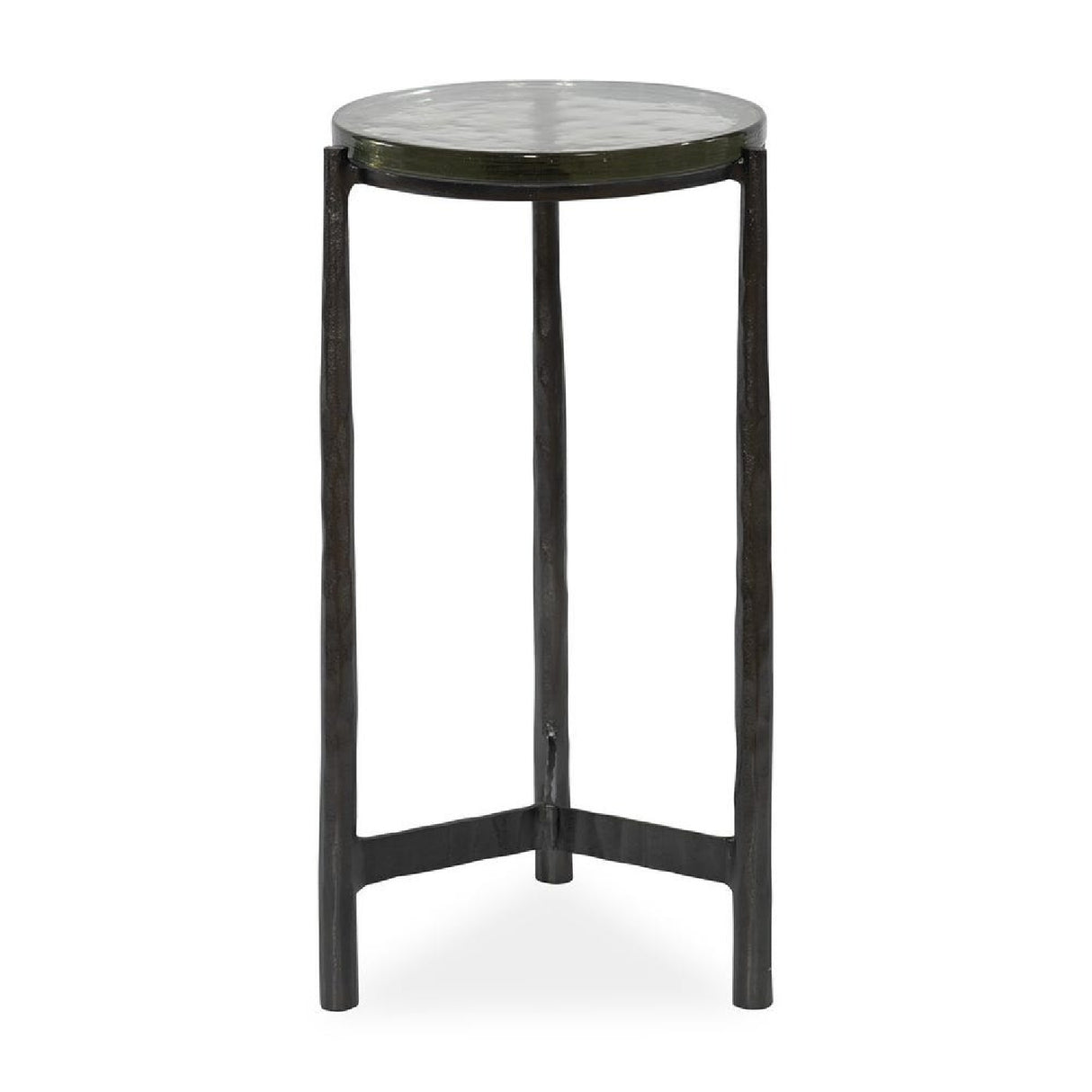 Round Glass Indoor/Outdoor Accent Table | Oroa.com