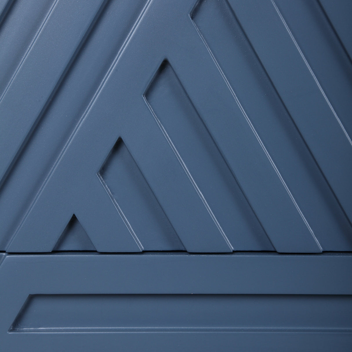 Geometric Carved 3-Drawer Chest | Oroa.com