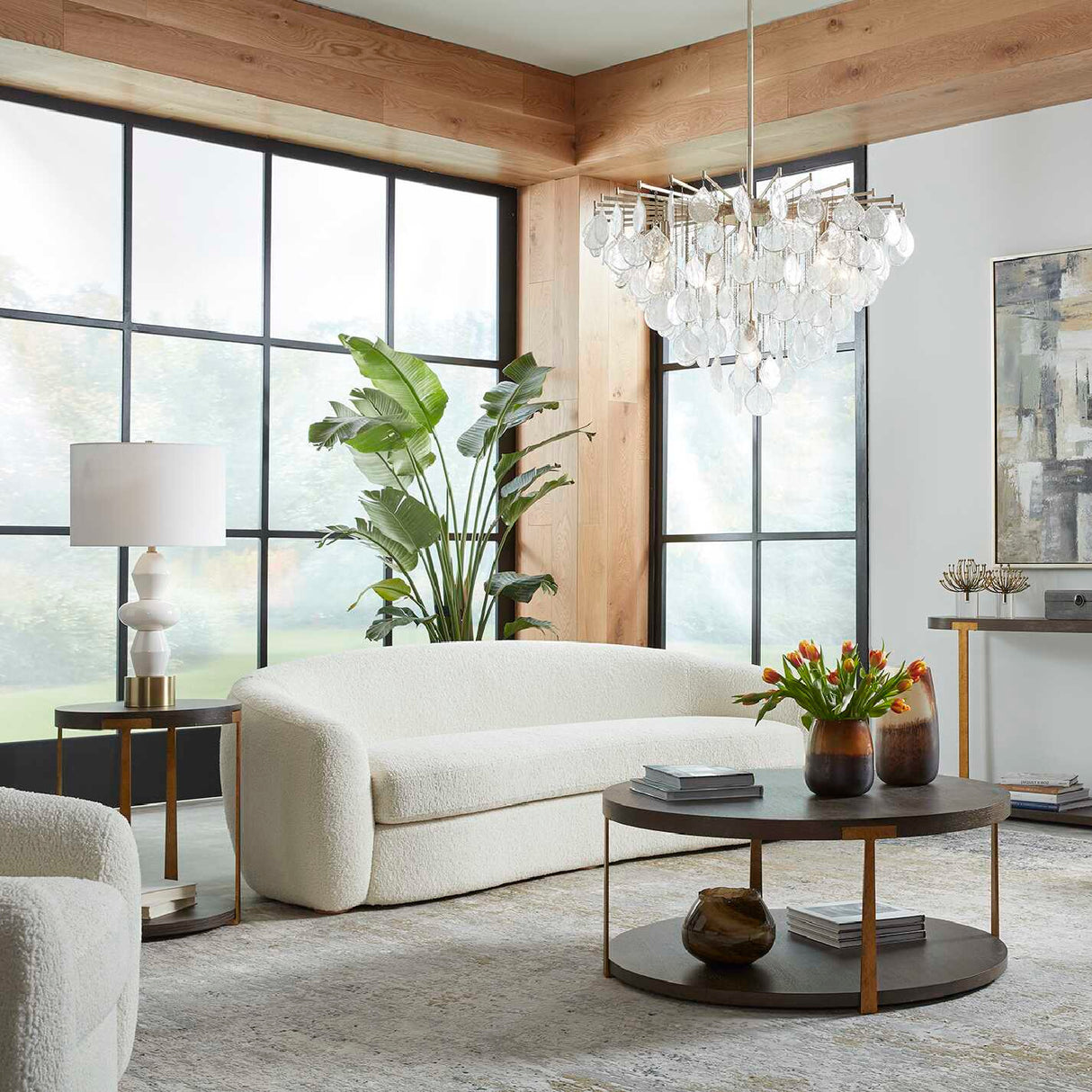 Round Two-Layer Side Table | Oroa.com