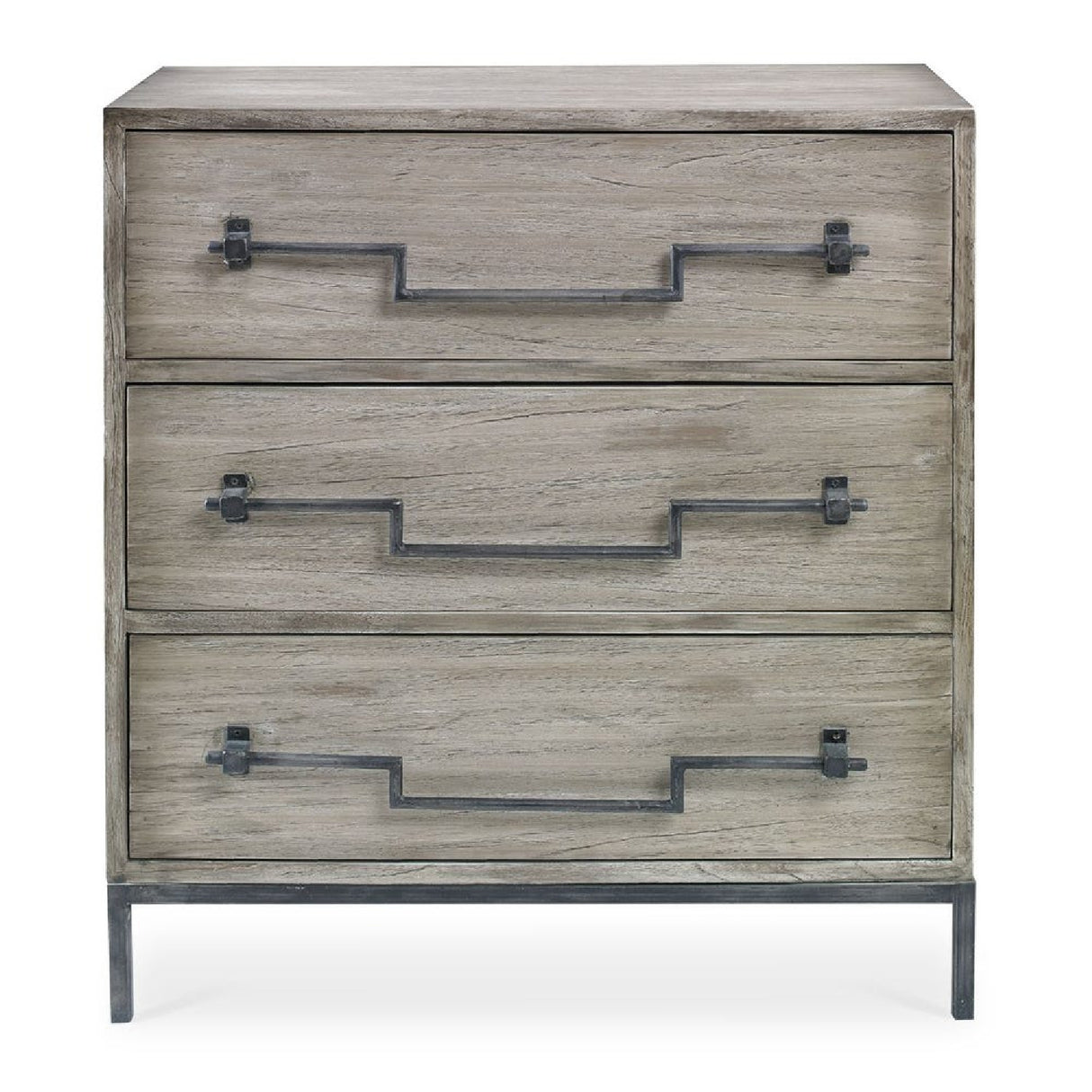 Mango Wood 3-Drawer Accent Chest | Oroa.com