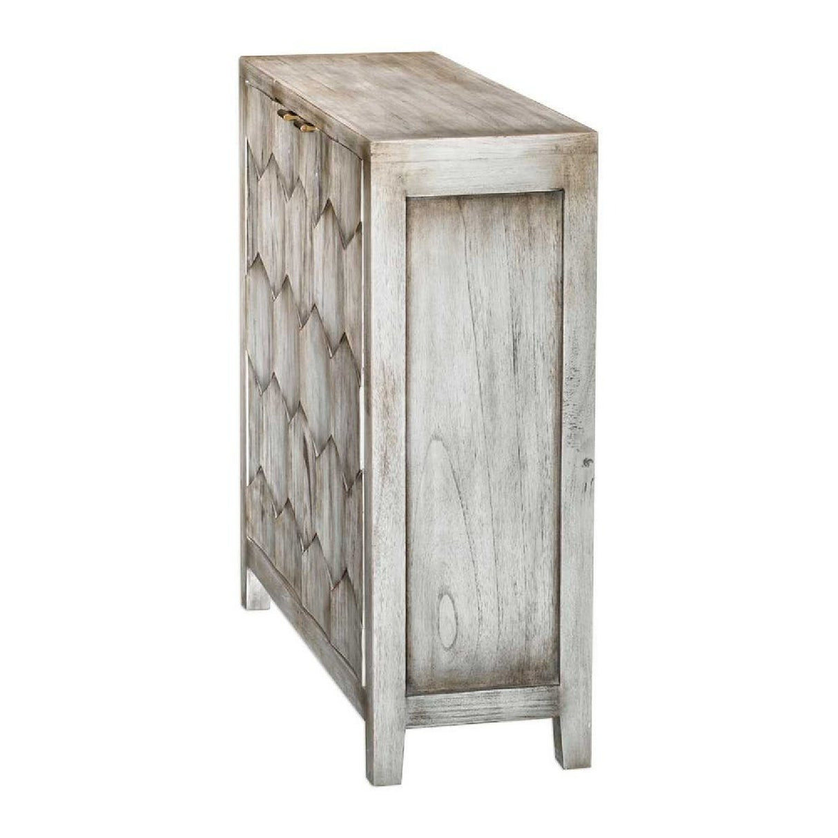 Modern European furniture - 2-Door Honeycomb Mahogany Cabinet - www.oroa.com | Oroa.com