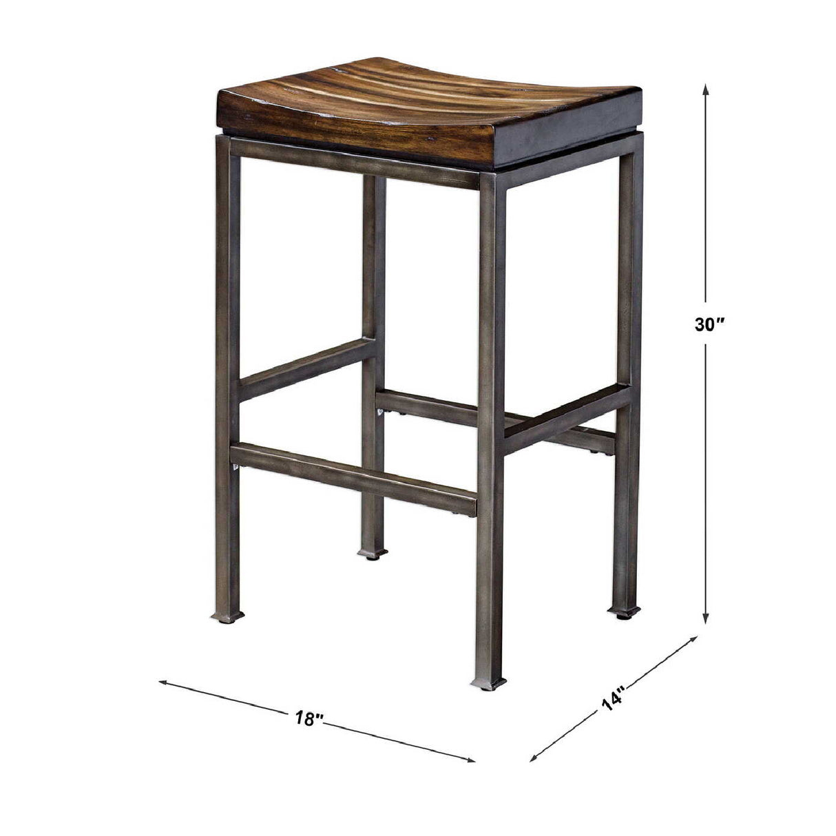 Modern European furniture - Solid Hardwood Bar Stool - www.oroa.com | Oroa.com