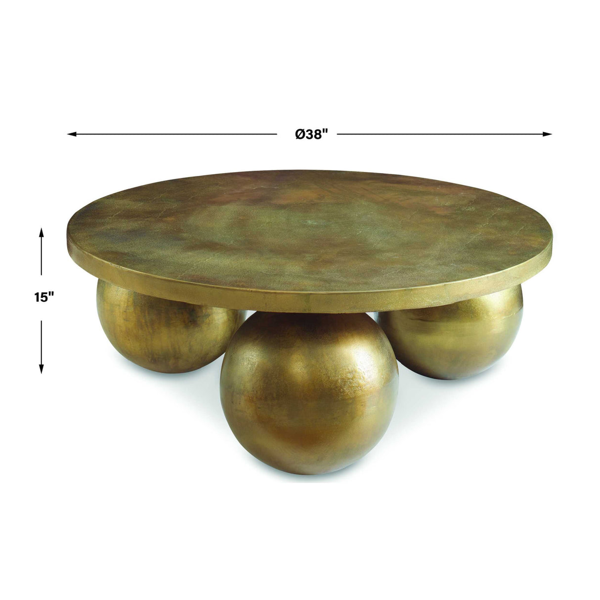 Sphere Base Aluminum Coffee Table | Oroa.com