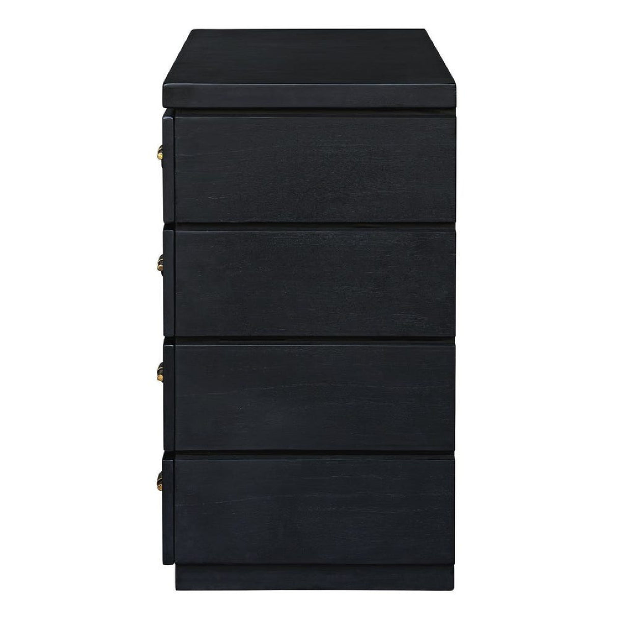 Modern European furniture - Black Mahogany 4-Drawer Accent Chest - www.oroa.com | Oroa.com
