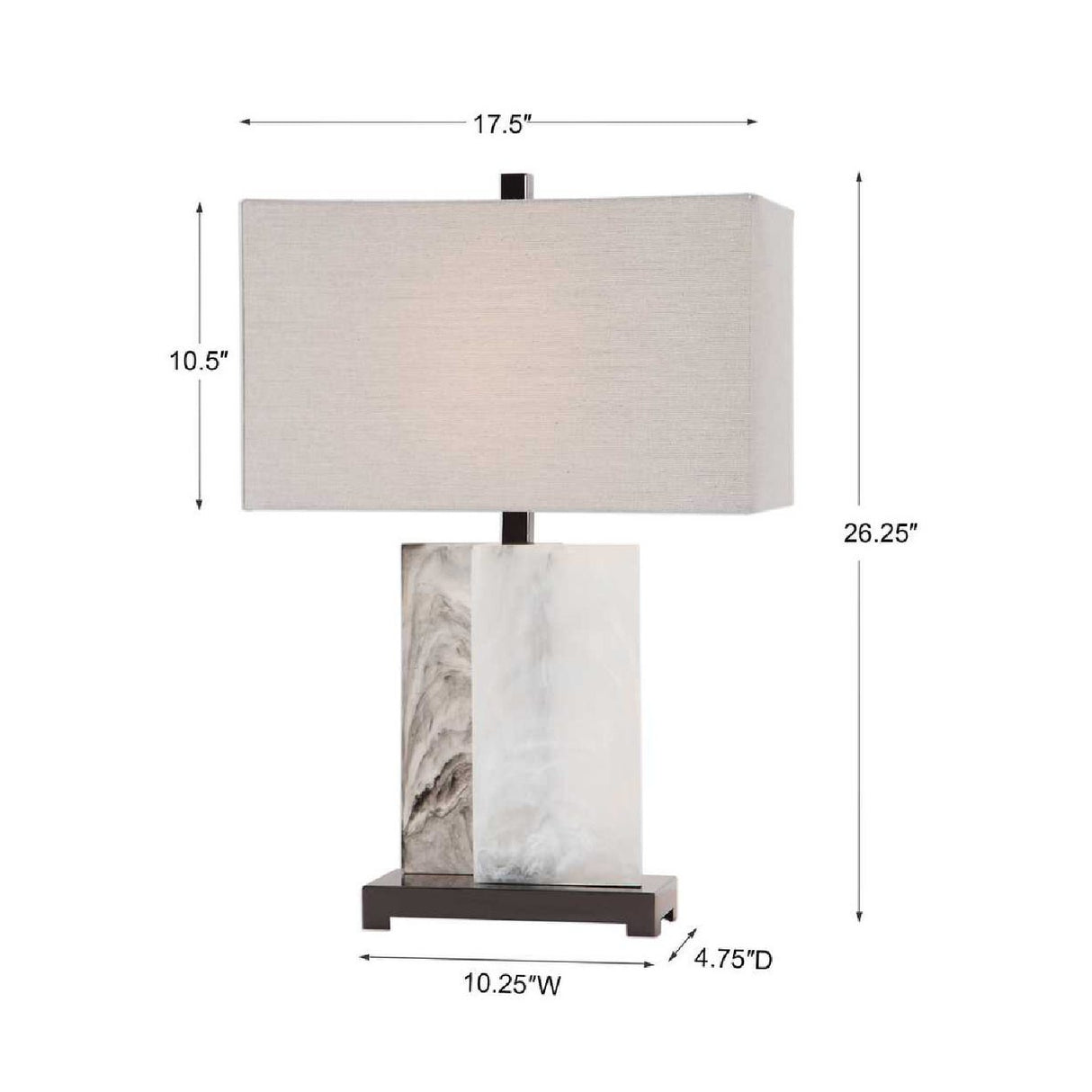 Double Slab Table Lamp | Oroa.com