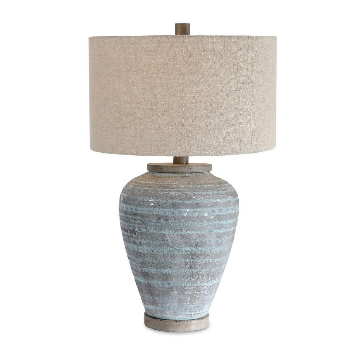 Blue Crackled Ceramic Table Lamp | Oroa.com