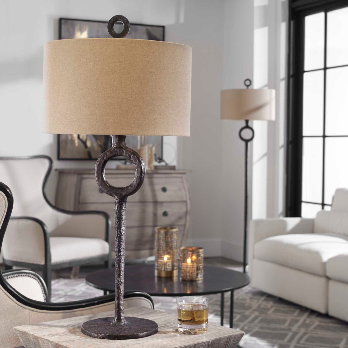 Hammered Bronze Table Lamp | Oroa.com