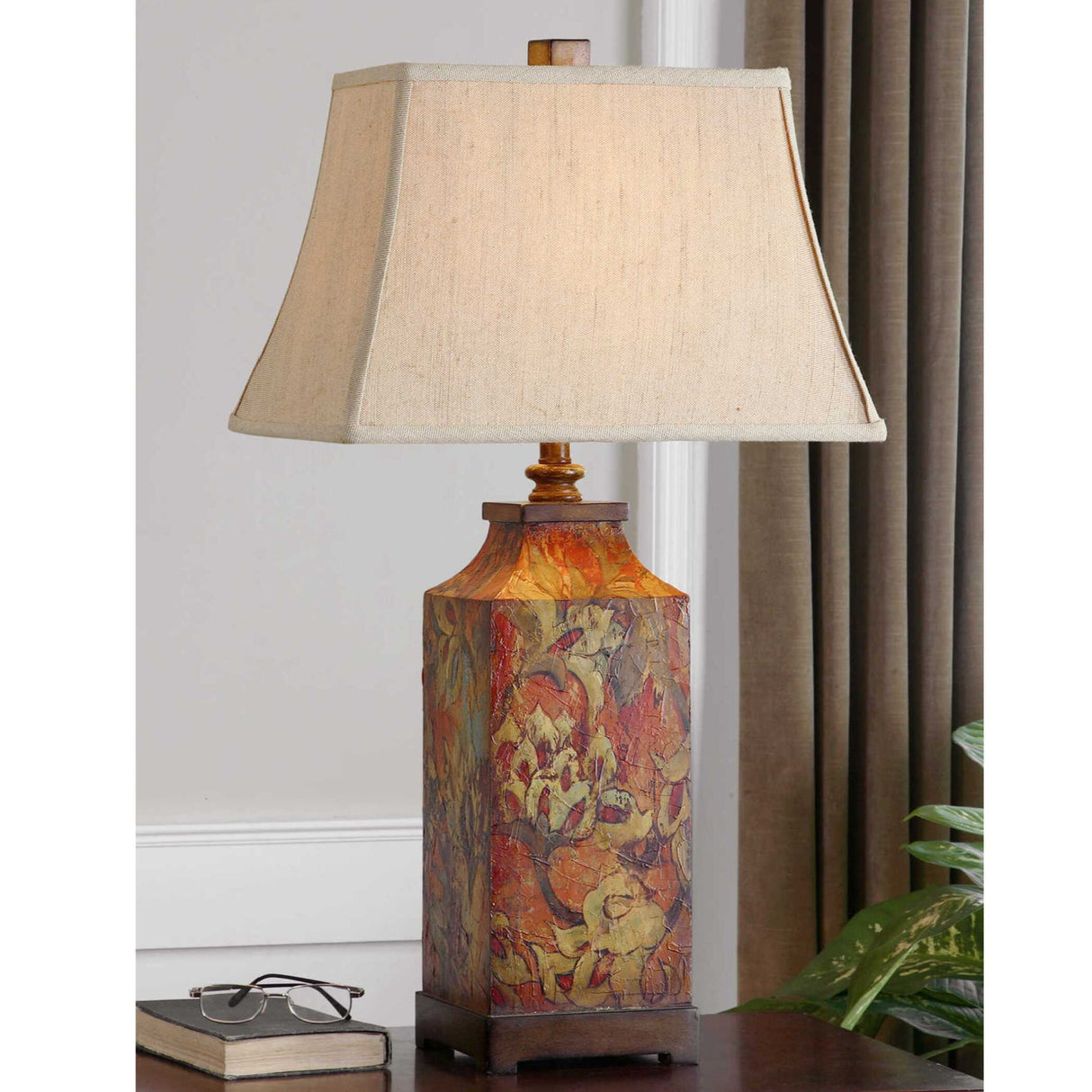 Floral Print Table Lamp | Oroa.com