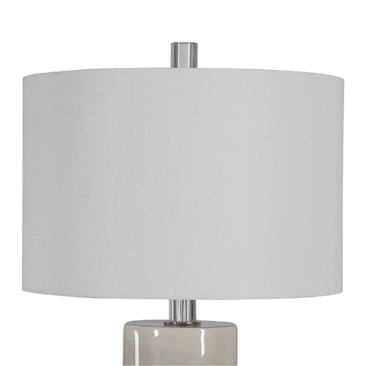 Modern European furniture - Beige Glazed Ceramic Table Lamp - www.oroa.com | Oroa.com