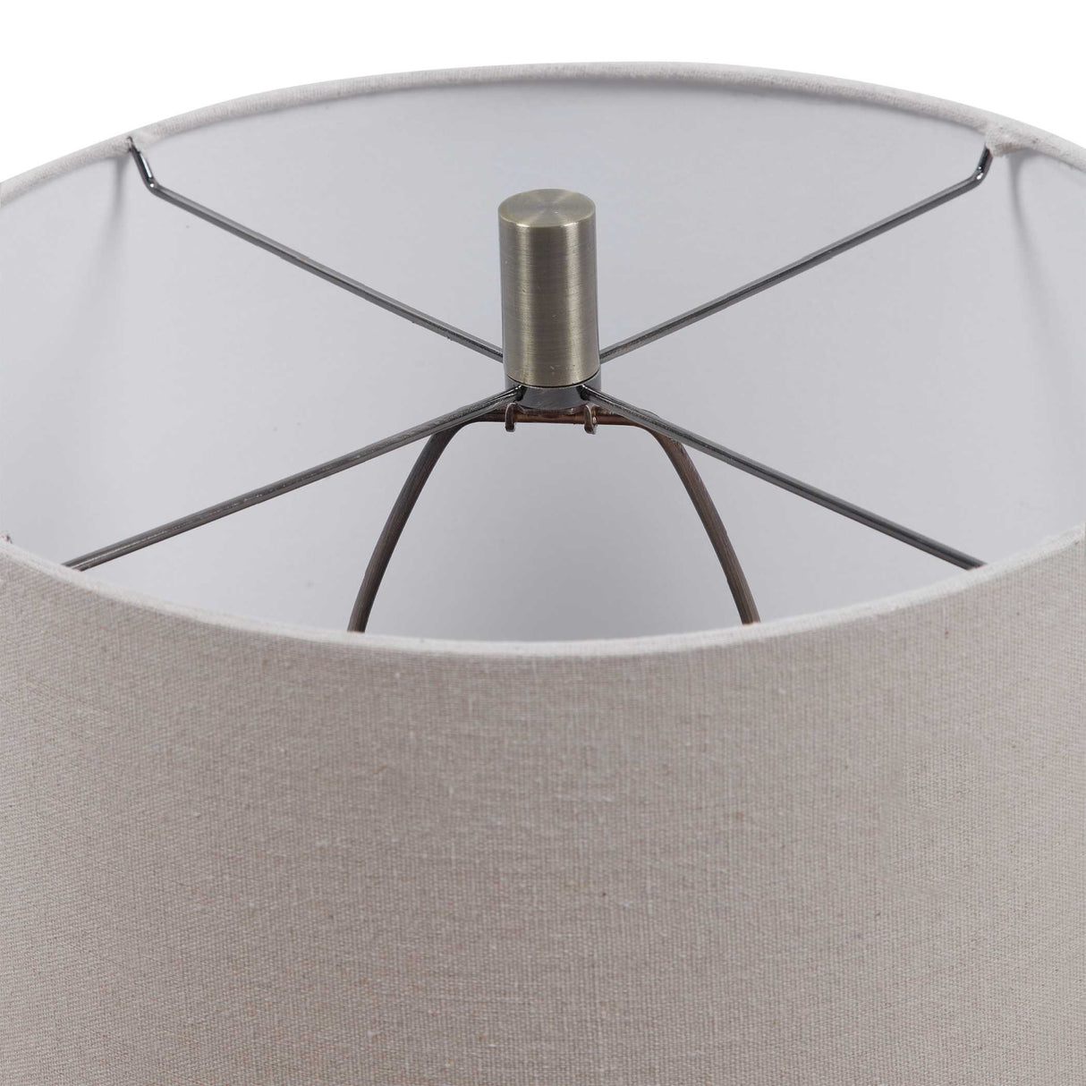 Modern European furniture - Wavy Ribbed Ceramic Table Lamp - www.oroa.com | Oroa.com