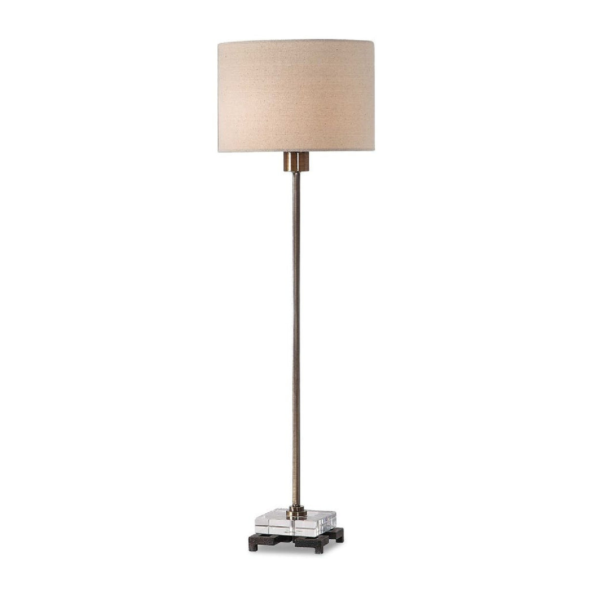 Antiqued Brass Buffet Lamp | Oroa.com