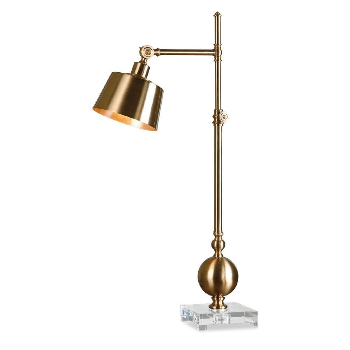 Brushed Brass Adjustable Desk Lamp | Oroa.com