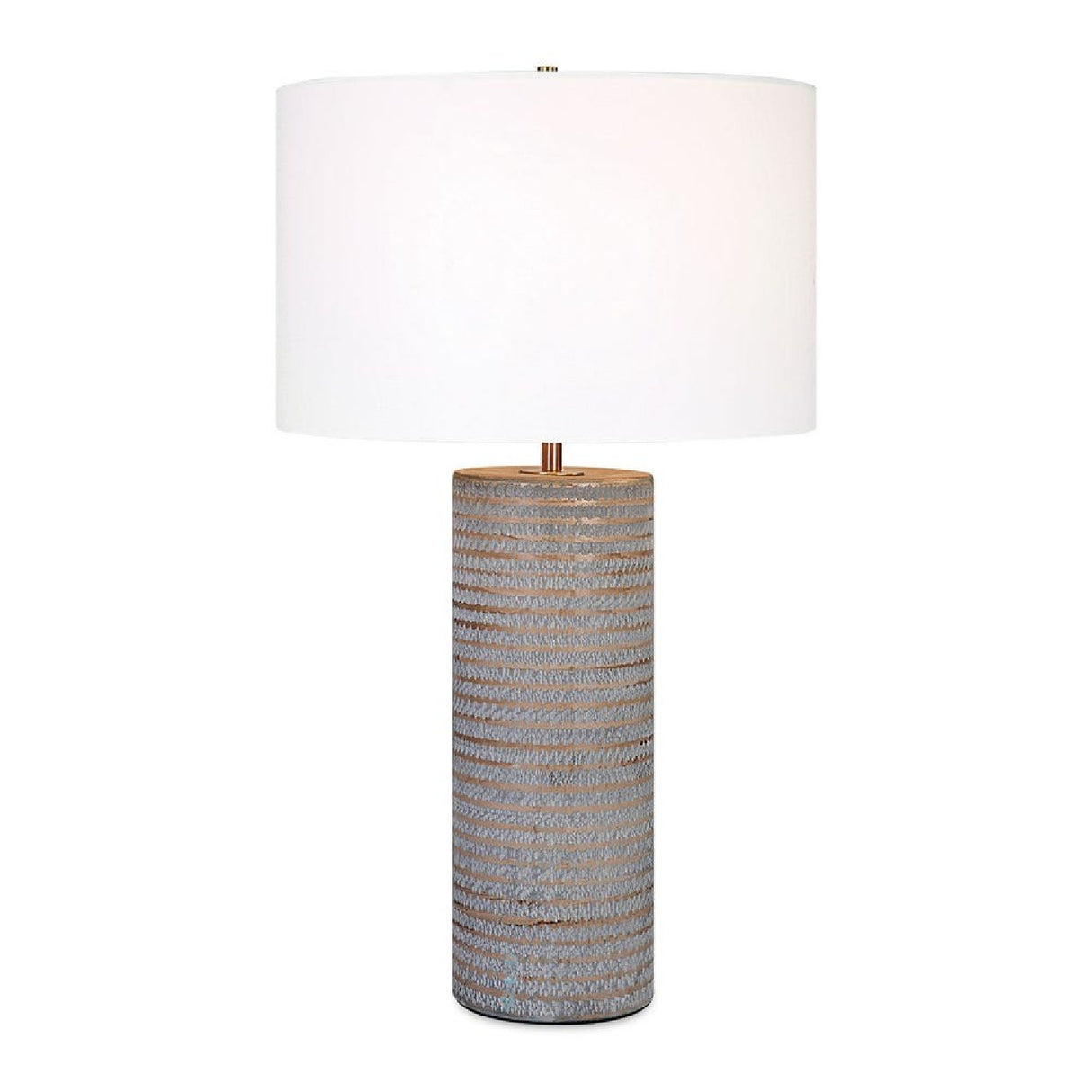 Frosted Gray Ceramic Table Lamp | Oroa.com