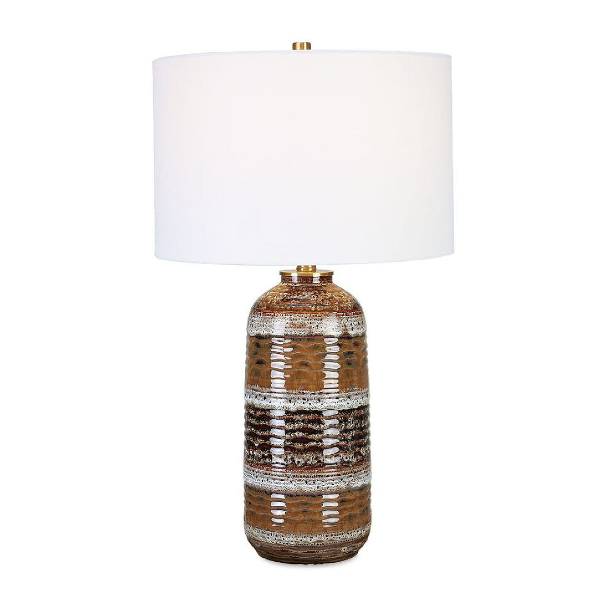 Earth-Hued Ceramic Table Lamp | Oroa.com