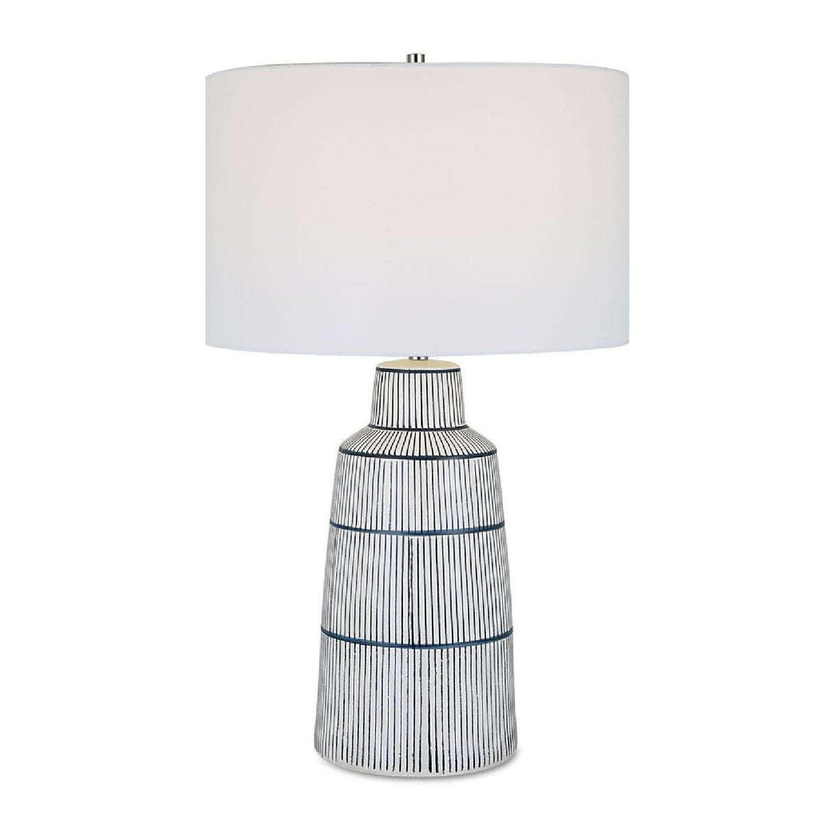 Modern European furniture - Ceramic Nautical Stripes Table Lamp - www.oroa.com | Oroa.com