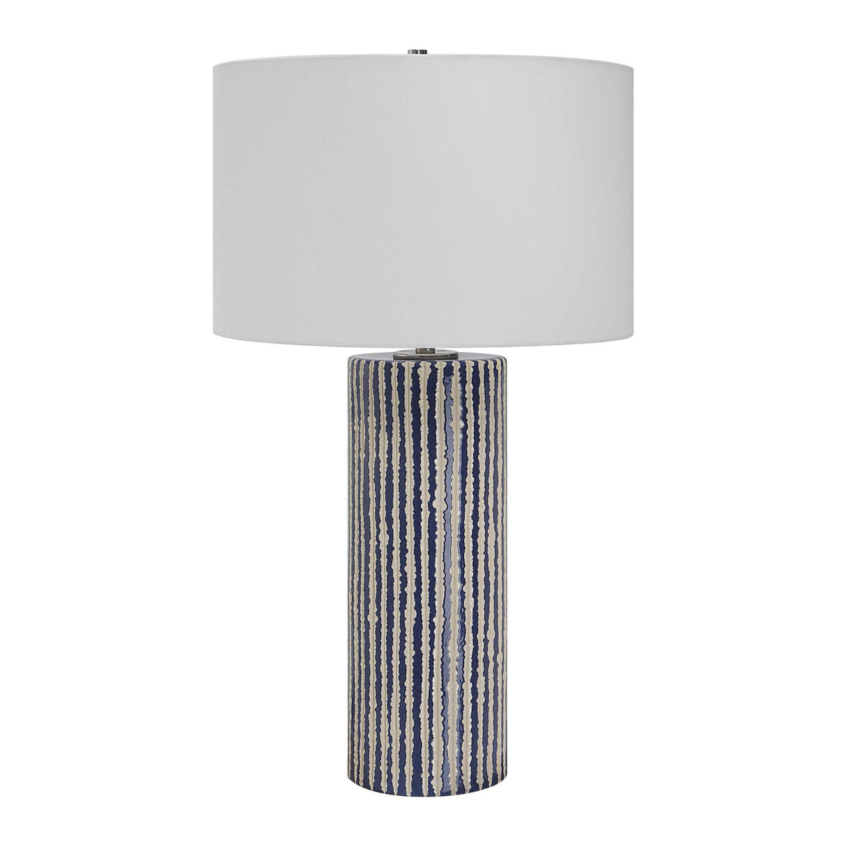 Glazed Stripes Ceramic Table Lamp | Oroa.com