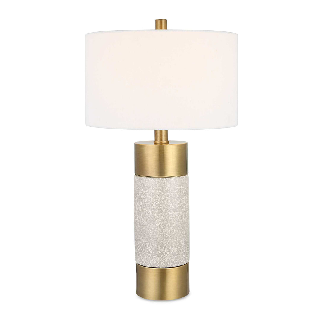 White Crackled Ceramic Table Lamp | Oroa.com