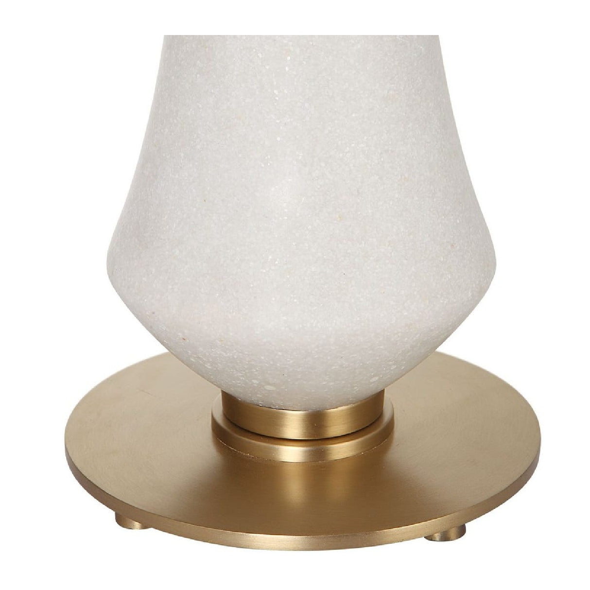 Tapered White Stone Table Lamp | Oroa.com