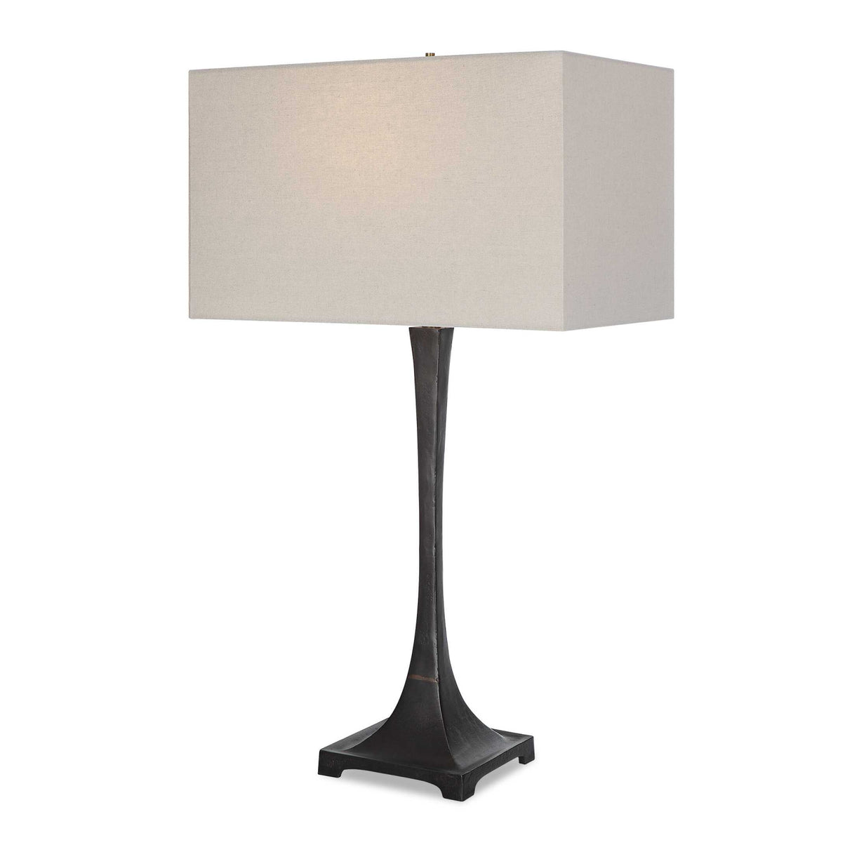 Rustic Black Iron Table Lamp | Oroa.com