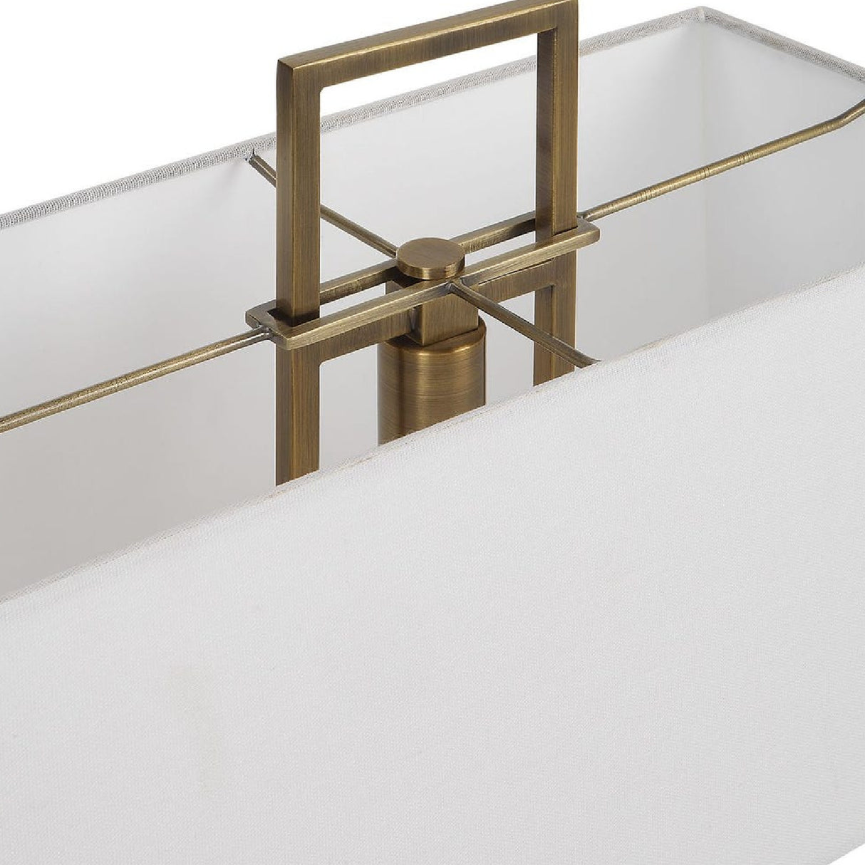 White Marble Pillar Table Lamp | Oroa.com