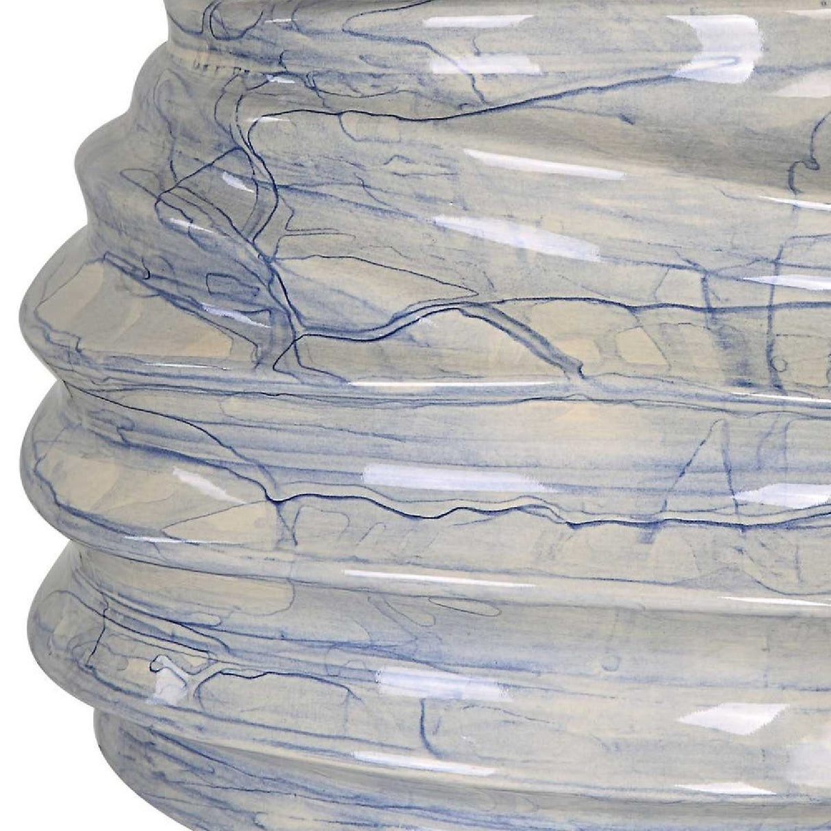 Blue Drip Ceramic Table Lamp | Oroa.com