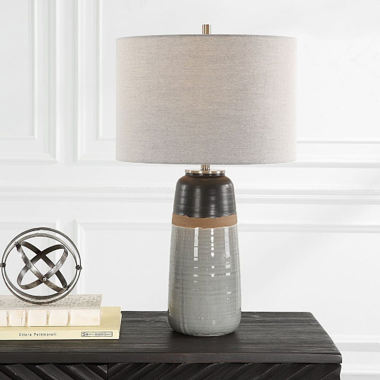 Modern European furniture - Two-Toned Ceramic Table Lamp - www.oroa.com | Oroa.com