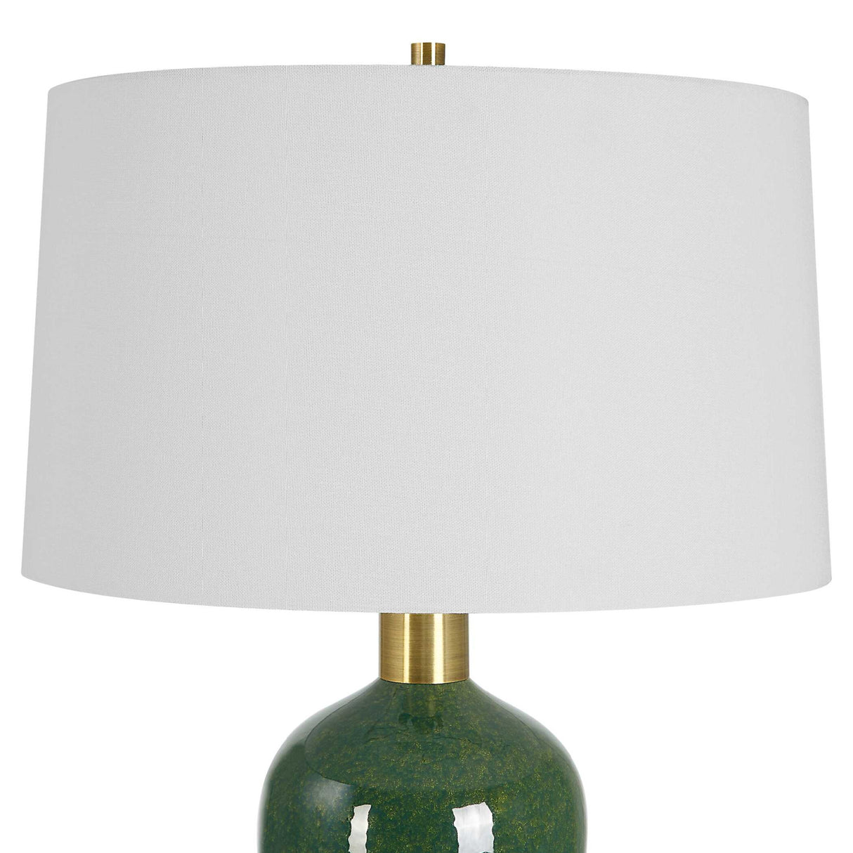 Mottled Green Ceramic Table Lamp | Oroa.com