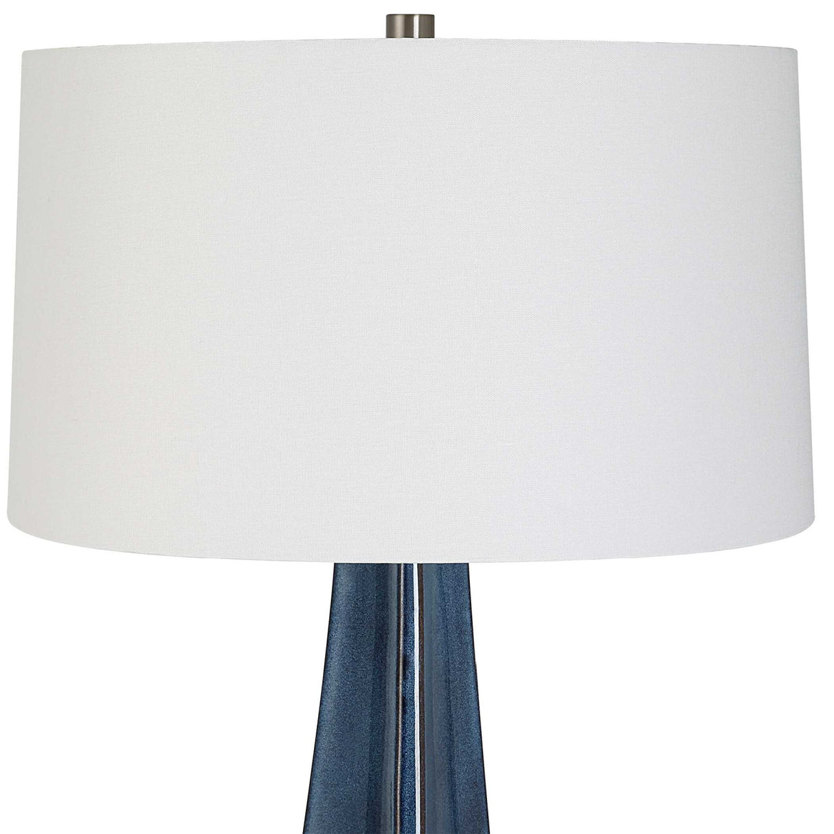 Modern European furniture - Tapered Blue Ceramic Table Lamp - www.oroa.com | Oroa.com