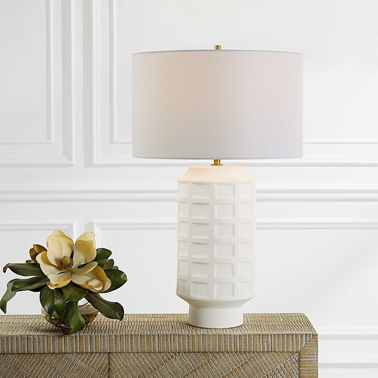 Embossed Tiles Ceramic Table Lamp | Oroa.com