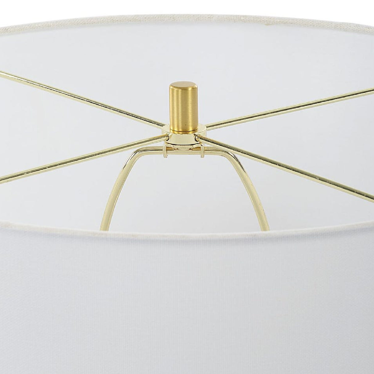 White Glazed Porcelain Table Lamp | Oroa.com
