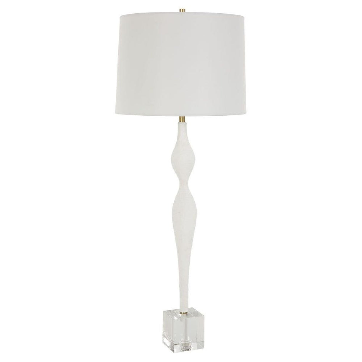 Textured White Ceramic Table Lamp | Oroa.com